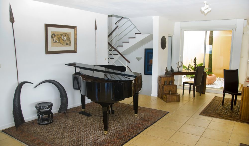 Espace séjour piano