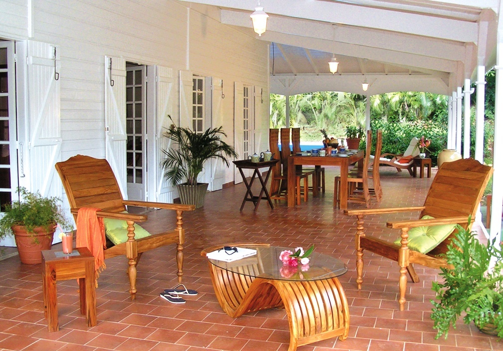Terrasse Villa Ziotte